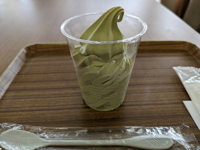 煎茶ソフトクリーム