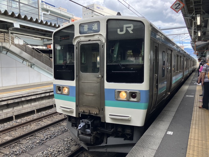 懐かしの211系でした