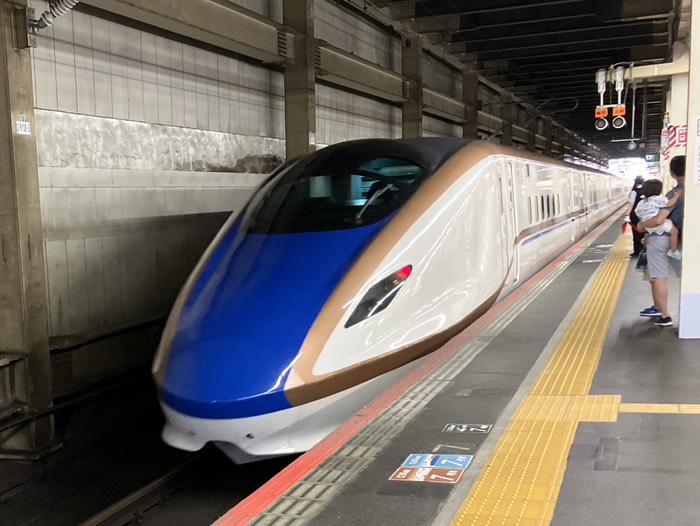 192km 58分の新幹線の旅でした