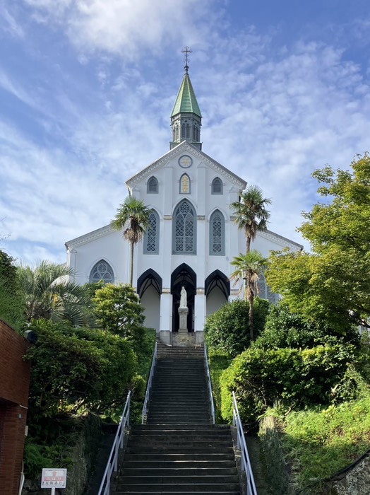 朝の言峰教会(大浦天主堂です)