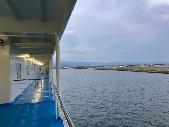 もうすぐで泉大津港