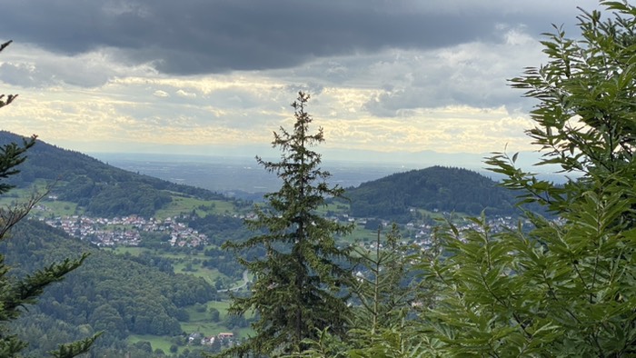 Fernblick über die Rheinebene