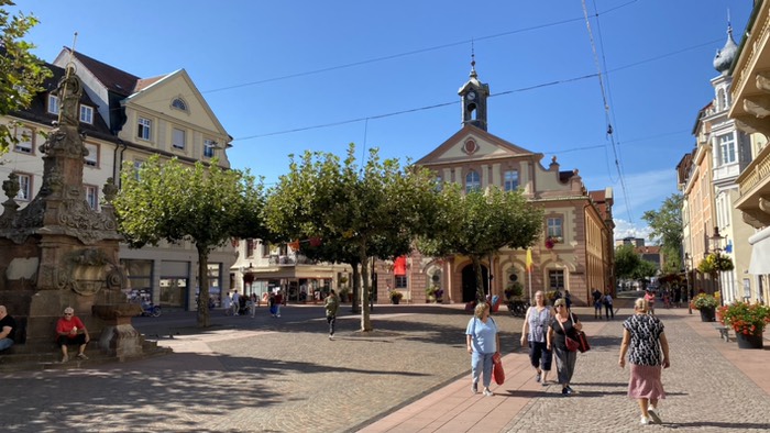 Fußgängerzone in Rastatt 