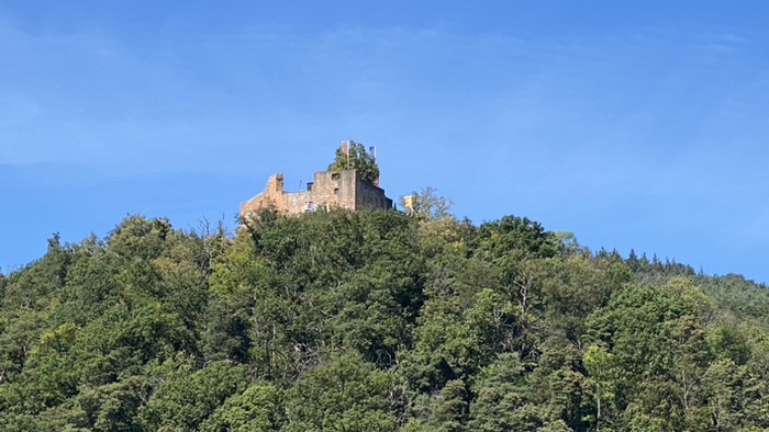 Burg Landeck von unten