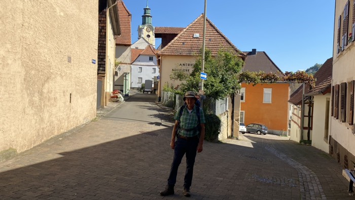 Im Ortskern von Obermoschel 