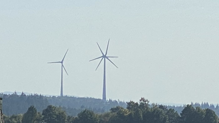 Eine WEA mit 6-blättrigem Rotor