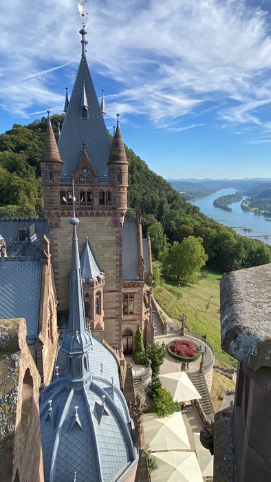 Dachdetail des Schlosses