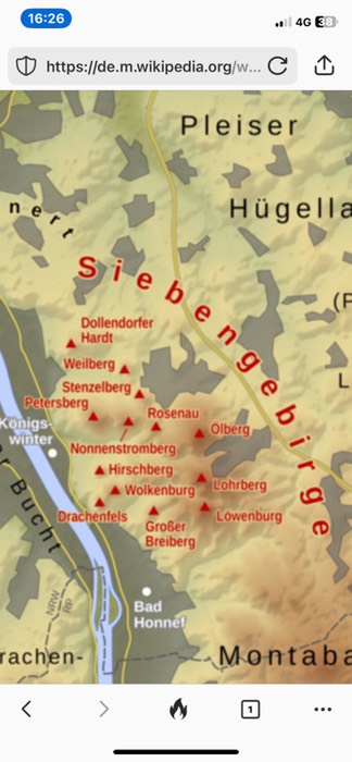 Übersicht „Siebengebirge“