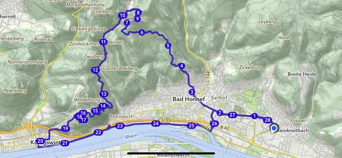 Etappe 99 von 120 (Rundwanderung)