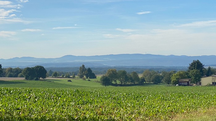 Freie Sicht auf die Höhen der Eifel