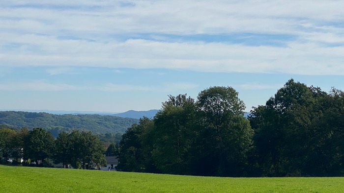 … dabei immer wieder schöne Sicht