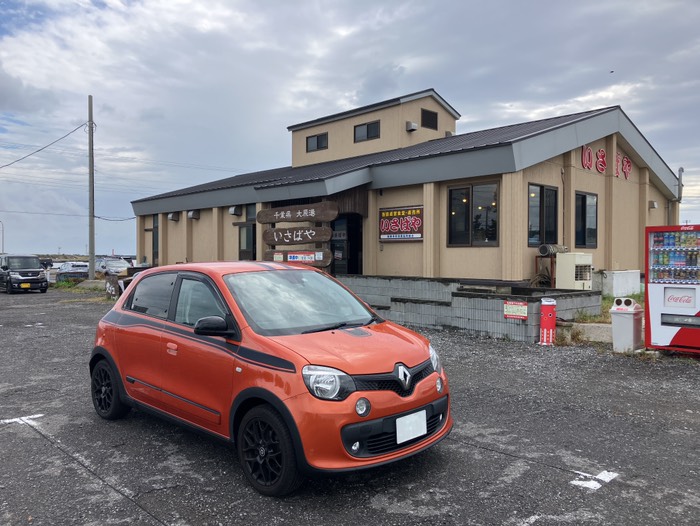 大原漁港 港の朝市(開店前)