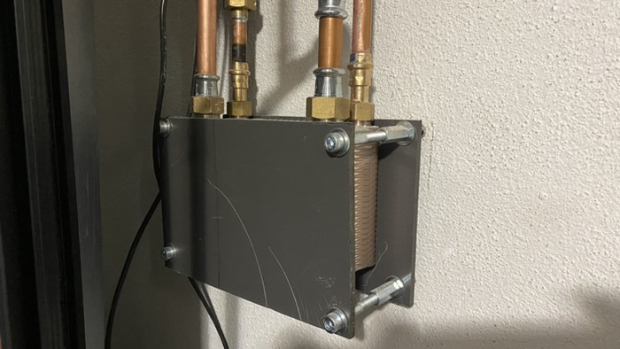 Plattenwärmeaustauscher für WW- Erwärmung 