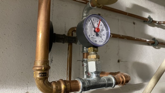 Manometer Solarkreis