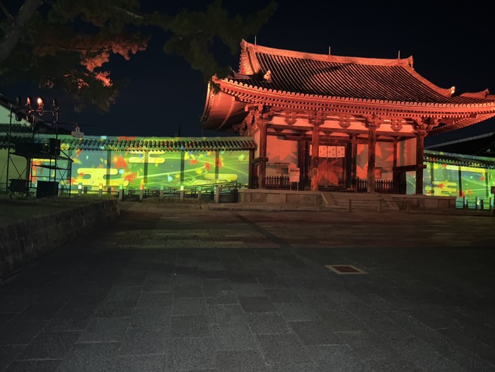 プロジェクションマッピングモミジB r