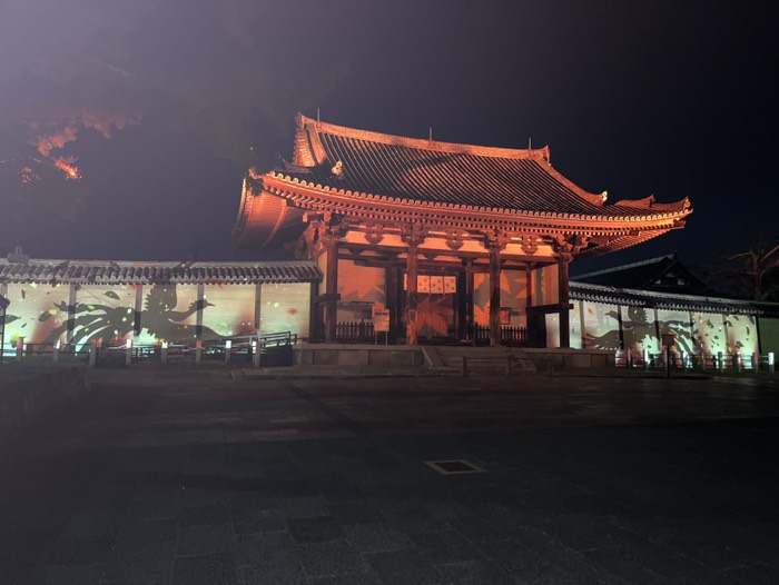 プロジェクションマッピング鳳凰Br