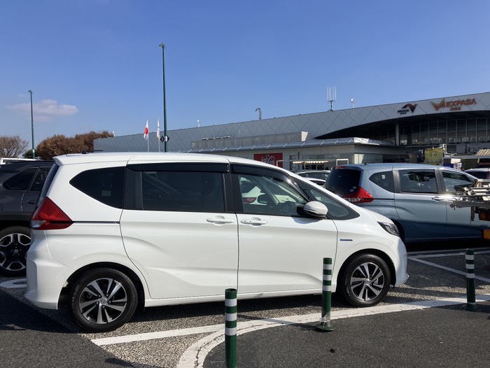 この先事故渋滞なので先に休憩