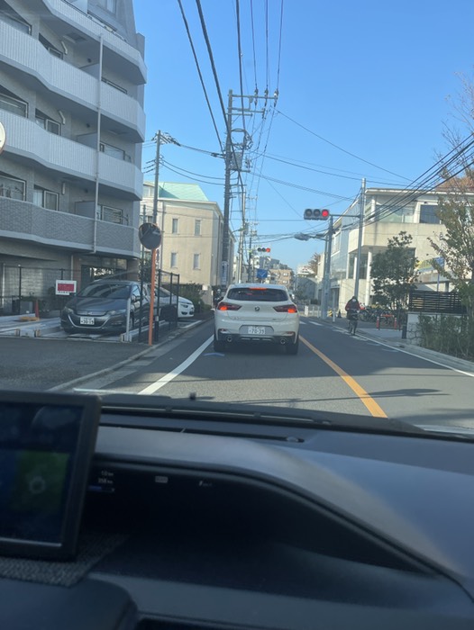 本来は左折だか、工事通行止の可能性あり