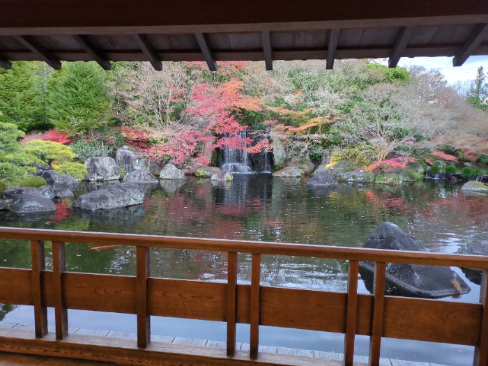 潮音斎より御屋敷の庭