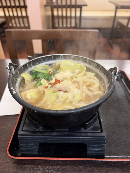 牛もつうどん