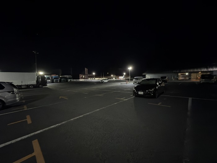 今日の車中泊場所