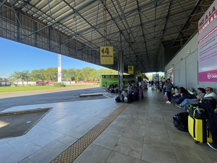 レシステンシア到着　乗り換え