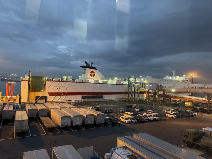 乗船手続き完了