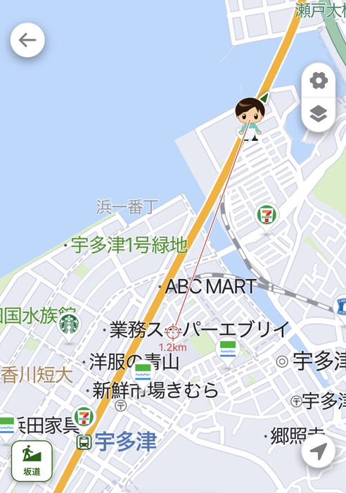 サンライズが宇多津通過の理由