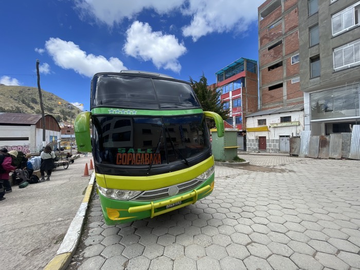 コパカバーナ到着