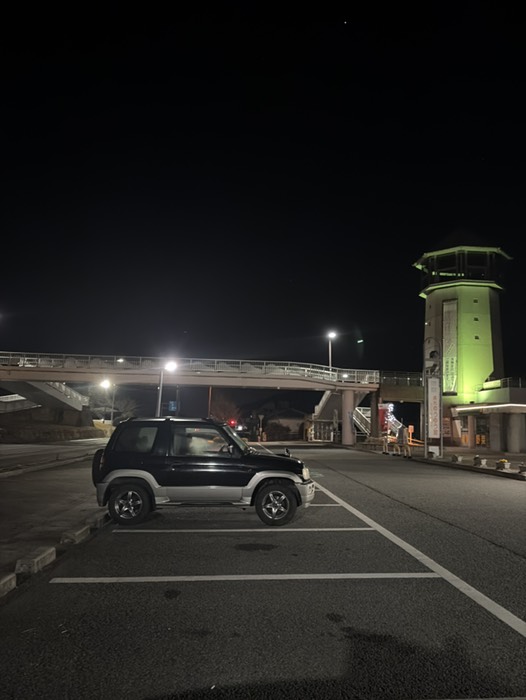 今日の車中泊場所