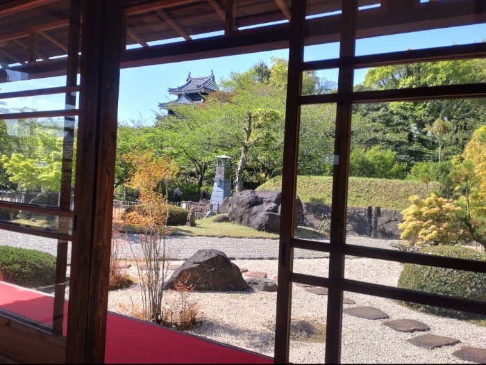 旧近衛邸から本丸丑寅櫓