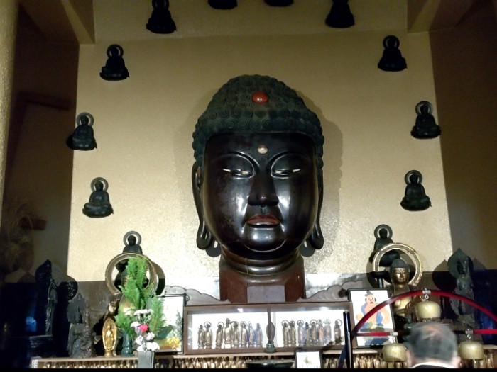 旧高岡大仏 頭部