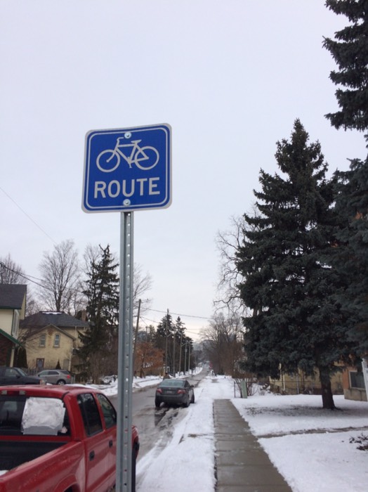 bike sign 
