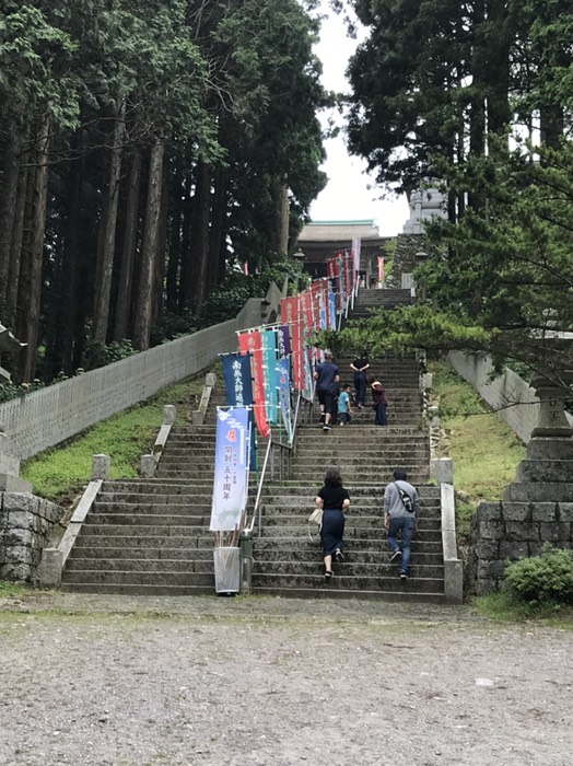 出石寺の階段