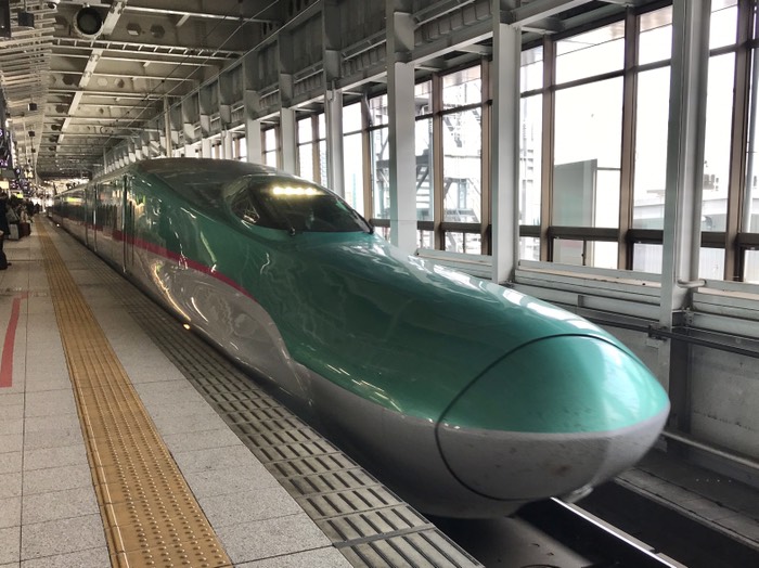 なので仙台からは新幹線で