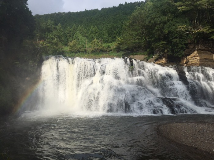 虹と龍門の滝