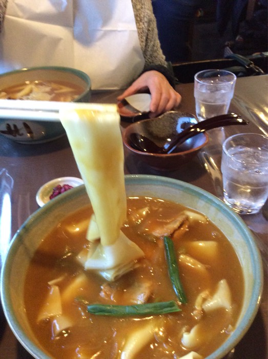 カレーひもかわうどん