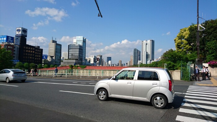 市ヶ谷駅前風景