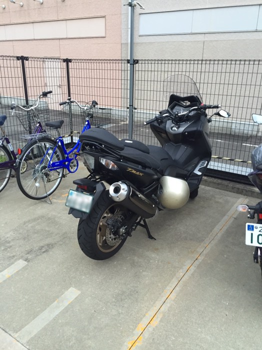 僕のバイクです