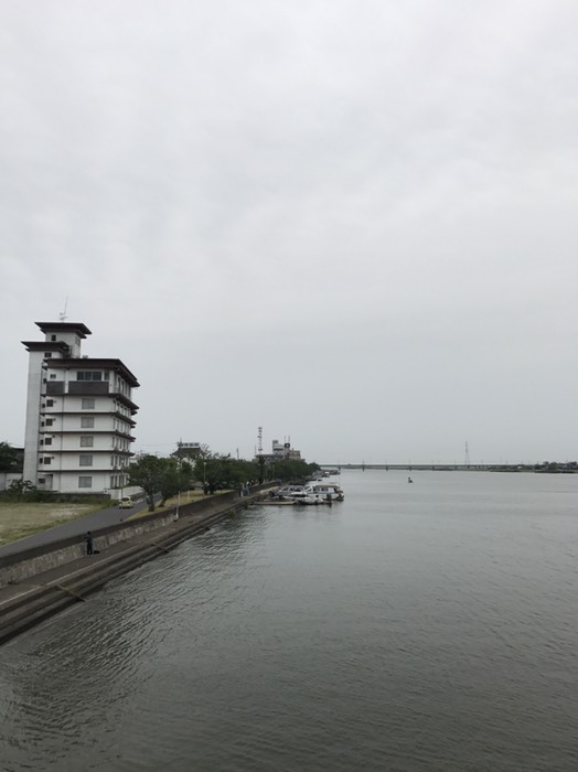 潮来大橋から
