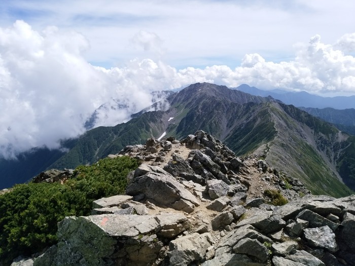 北岳より