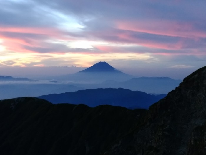 富士山  肩の小屋前より