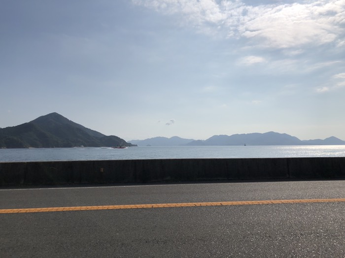 今治造船後　サイクリスト皆無