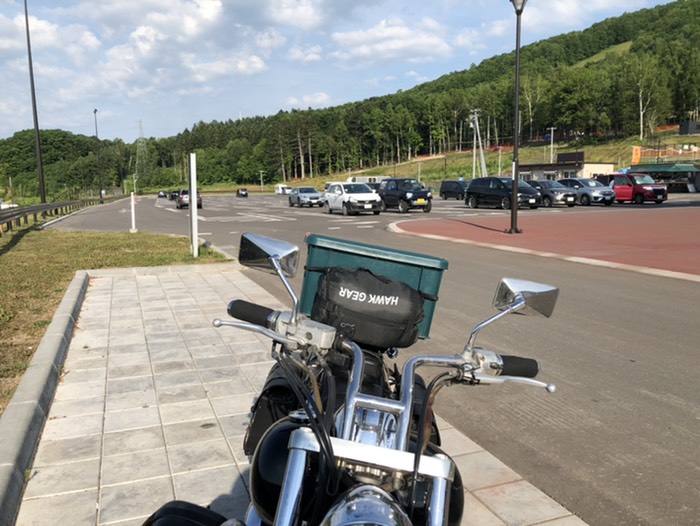 遠軽道の駅にて。