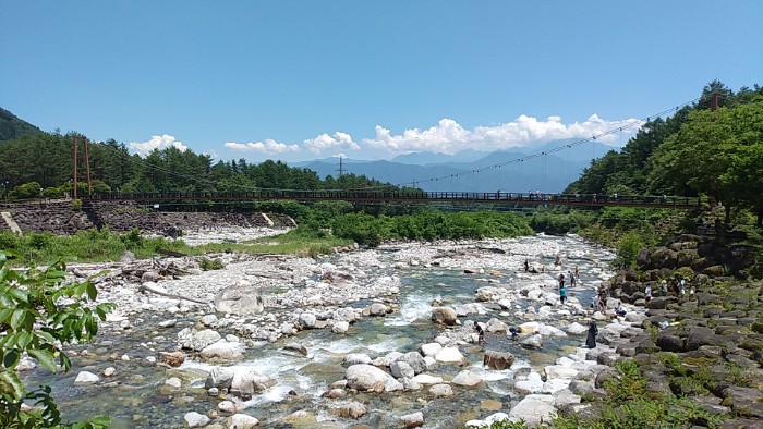 太田切川・こまくさ橋