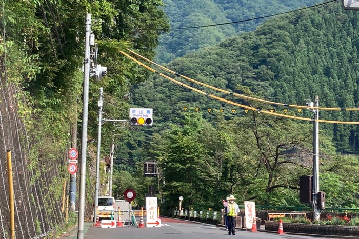 通行止！？