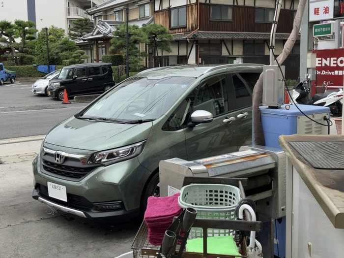 手洗い洗車お願いしました！