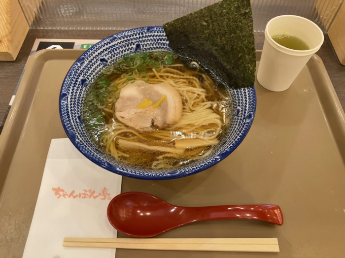 ちゃんぽん亭の醤油ラーメン
