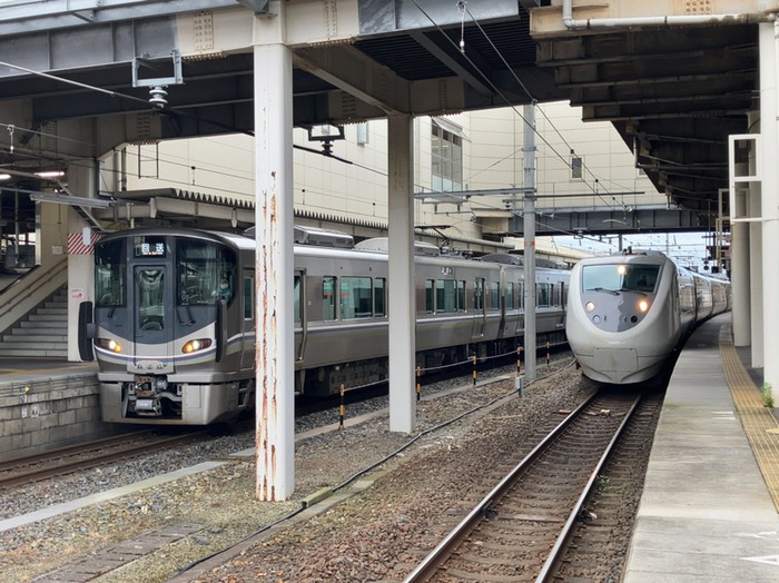 在来線で帰ります