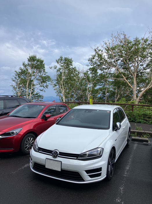 さっきの橋をバックに(見えないけど)